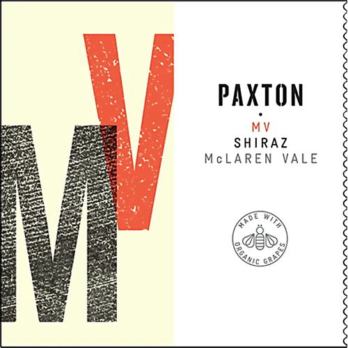 2020 Paxton Vineyards MV Shiraz, McLaren Vale 750ML