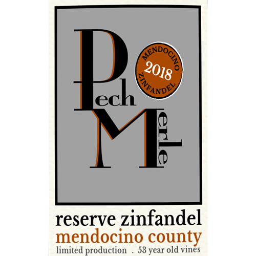 2018 Pech Merle Reserve Mendocino County Zinfandel 750ML