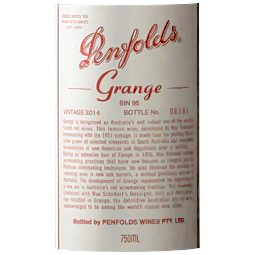 2014 Penfolds Grange Shiraz South Australia 750ML