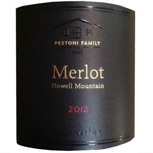 2012 Pestoni Family Howell Mountain Merlot 750ML