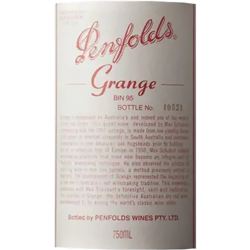 2016 Penfolds Grange Barossa Valley Shiraz 750ML