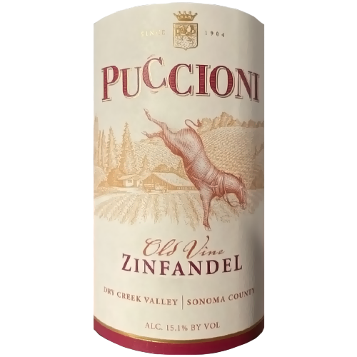 2015 Puccioni Old Vine Zinfandel 750ML