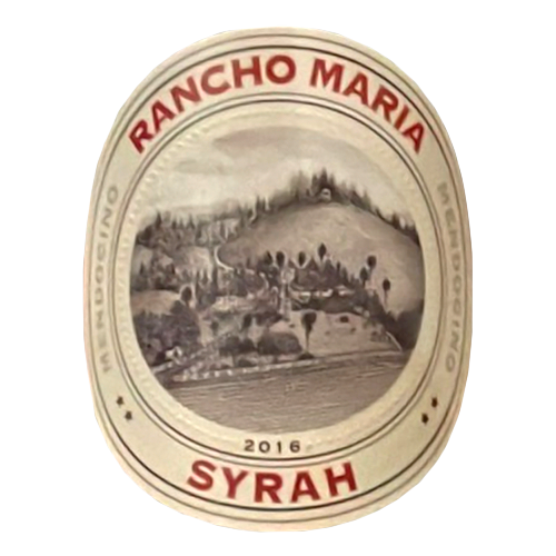 2016 Rancho Maria Wines Mendocino Syrah 750ML