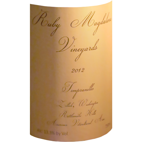 2012 Ruby Magdalena Estate Tempranillo 750ML