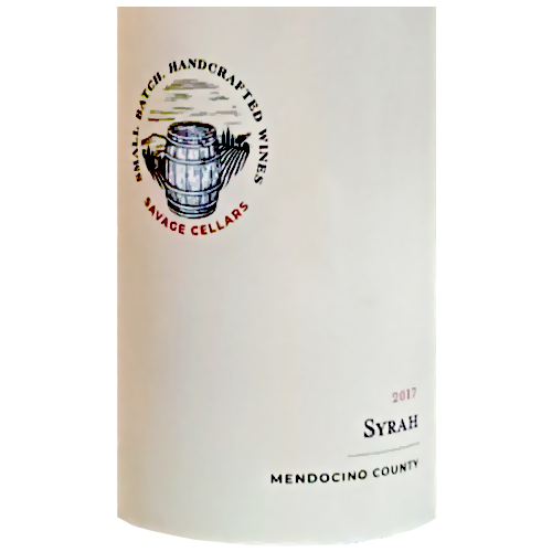 2017 Savage Cellars Mendocino County Syrah 750ML