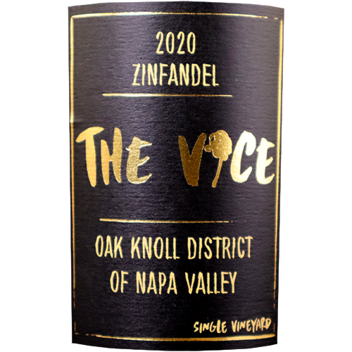 2020 The Vice Oak Knoll District Napa Valley Zinfandel 750ML
