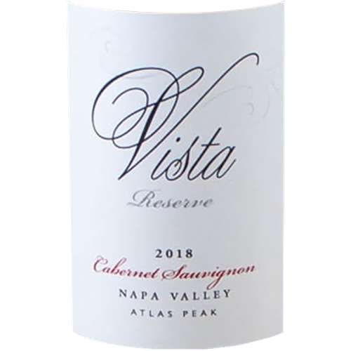 2018 Vista Reserve Atlas Peak Cabernet Sauvignon 750ML