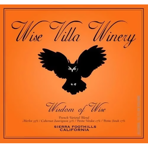 2016 Wise Villa Winery Wisdom of Wise Bordeaux Blend 750ML