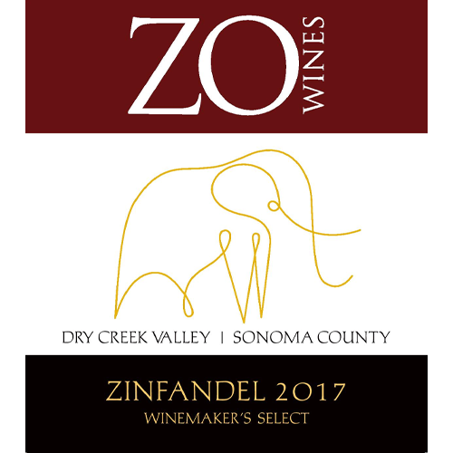 2017 ZO Wines Winemakers Select Dry Creek Valley Zinfandel 750ML