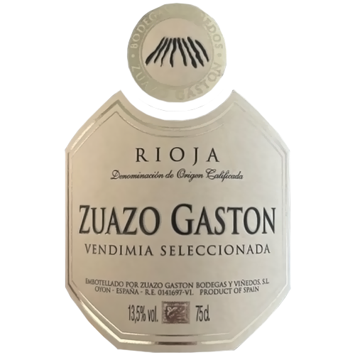 2020 Bodegas Zuazo Gaston Vendemia Rioja Tempranillo 750ML