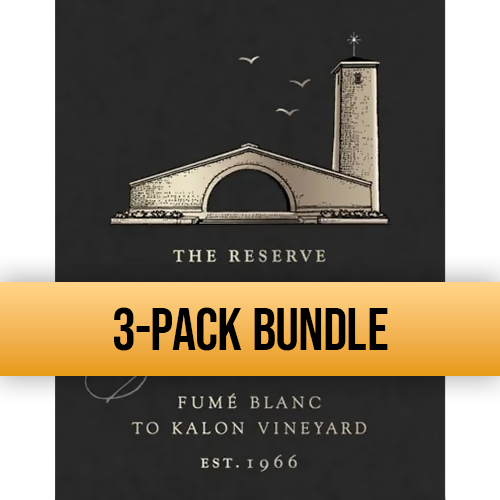 3-Pack Bundle: 2023 Robert Mondavi The Reserve To Kalon Vineyard Fumé Blanc, Oakville 750ML