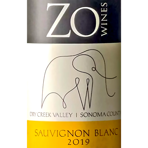 2019 ZO Wines Sauvignon Blanc Dry Creek Valley Sonoma County 750ML