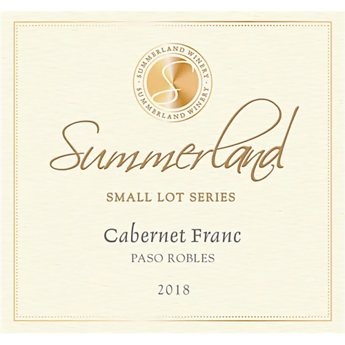 2018 Summerland Cabernet Franc, Paso Robles 750ML