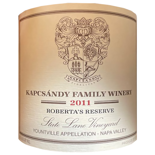 2011 Kapcsandy Family Winery Estate Cuvée State Lane Vineyard Yountville Red Bordeaux 750ML