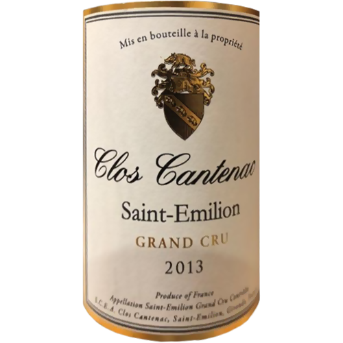 2013 Clos Cantenac, Saint Emilion 750ML