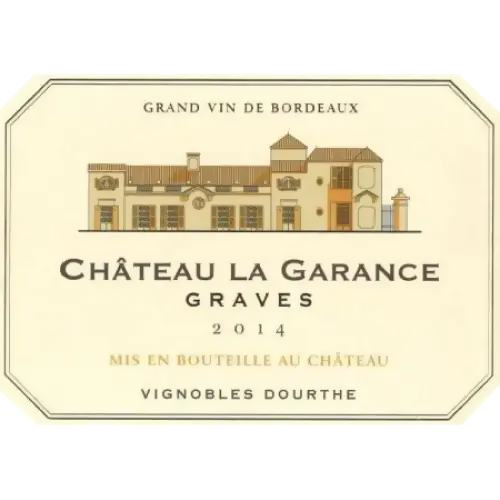 2014 Chateau Garance Rouges Graves Bordeaux Blend Left Bank 750ML