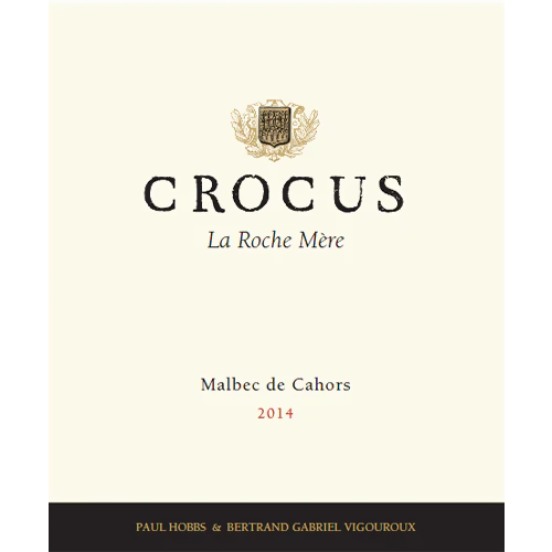 2014 Paul Hobbs Crocus 'La Roche Mere' Malbec, Cahors 750ML