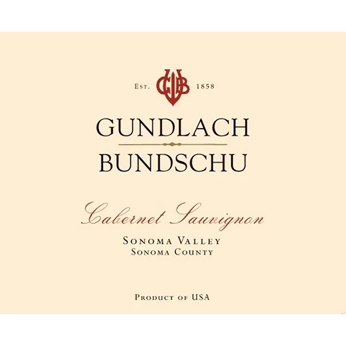 2015 Gundlach Bundschu Sonoma Valley Cabernet Sauvignon 750ML