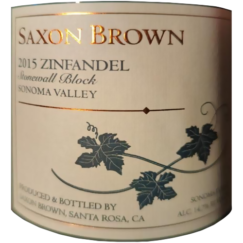 2015 Saxon Brown Stonewall Block Sonoma Valley Zinfandel 750ML