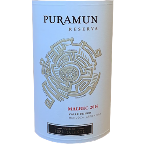 2016 Puramun Reserva Valle De Uco Malbec 750ML