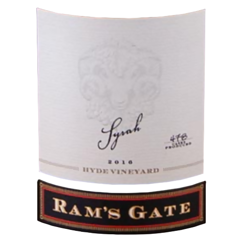 2016 Ram's Gate Winery Hyde Vineyard Syrah Carneros 750ML