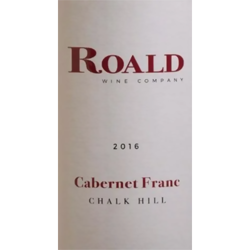 2016 Roald Wine Co Chalk Hill Cabernet Franc 750ML