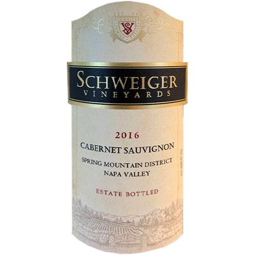 2016 Schweiger Vineyards Spring Mountain Cabernet Sauvignon 750ML