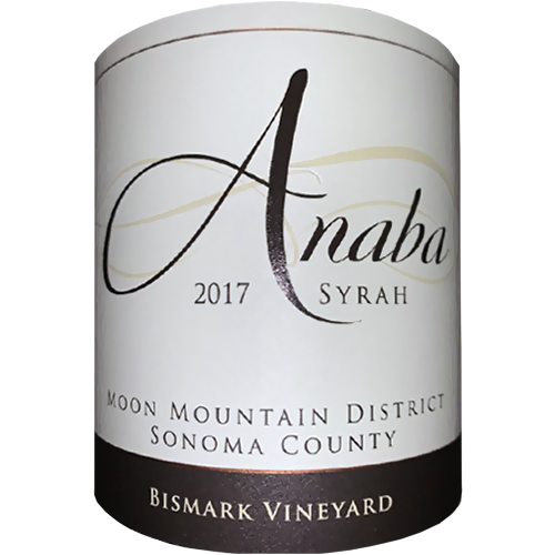 2017 Anaba Cellars Bismark Vineyard Moon Mountain District Syrah 750ML
