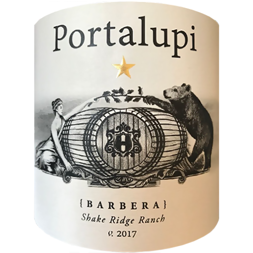 2017 Portalupi Shake Ridge Ranch Vineyard Barbera, Amador County 750ML