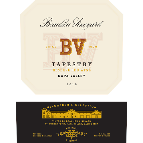 2018 Beaulieu Vineyard Reserve Tapestry Bordeaux Blend Left Bank 750ML
