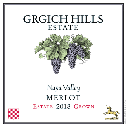 2018 Grgich Hills Estate Napa Valley Merlot 750ML