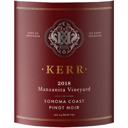 2018 Kerr Cellars Manzanita Vineyard Pinot Noir 750ML