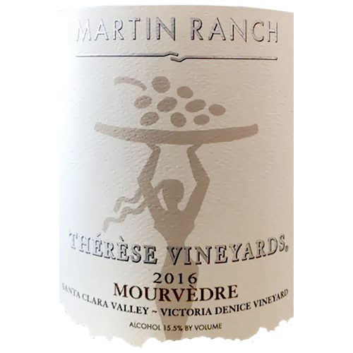 2018 Martin Ranch Winery Therese Vineyards Santa Clara Valley Mourvedre 750ML