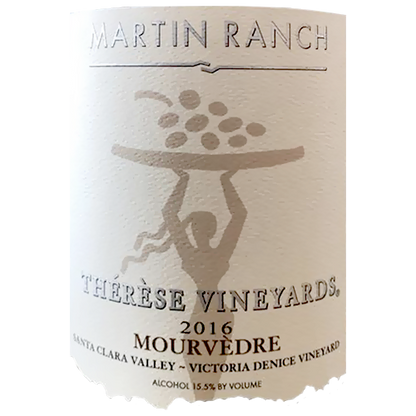 2018 Martin Ranch Winery Therese Vineyards Santa Clara Valley Mourvedre 750ML