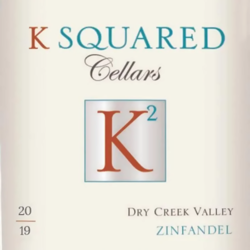 2019 K Squared Cellars Zinfandel, Dry Creek Valley 750ML