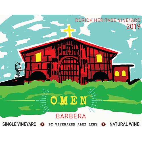2019 Omen "Natural" Rorick Heritage Vineyard Sierra Foothills Barbera 750ML