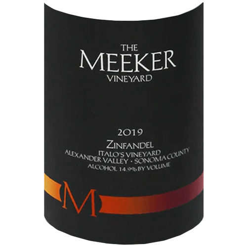 2019 The Meeker Vineyard Zinfandel Italos Vineyard Alexander Valley 750ML