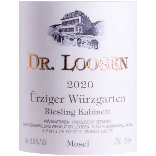 2020 Dr Loosen Urziger Wurzgarten Kabinett Riesling 750ML