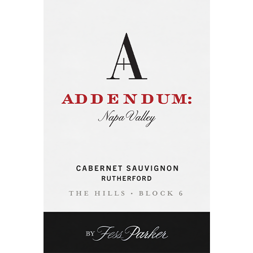 2019 Addendum by Fess Parker Skellenger Lane Cabernet Sauvignon, Rutherford 750ML