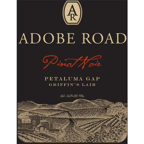 2018 Adobe Road Griffin's Lair Pinot Noir, Petaluma Gap 750ML