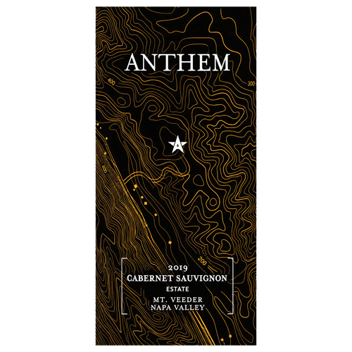 2019 Anthem Cabernet Sauvignon, Mt. Veeder 750ML (95 Points - International Wine Report) label