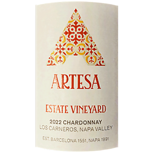 2022 Artesa Chardonnay, Estate Vineyard, Los Carneros 750ML