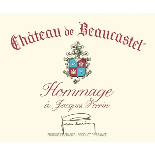 2009 Beaucastel Châteauneuf-du-Pape Hommage a Jacques Perrin 750ML (100 Points, Wine Advocate)