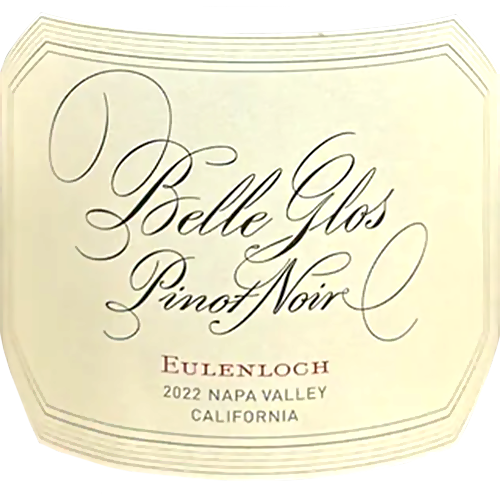 2022 Belle Glos Eulenloch Pinot Noir, Napa Valley 750ML (96 Points - Tasting Panel)
