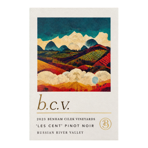2023 Benham Cilek Vineyards "Les Cent" Pinot Noir, Russian River Valley 750ML label