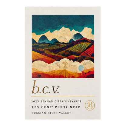 2023 Benham Cilek Vineyards "Les Cent" Pinot Noir, Russian River Valley 750ML label