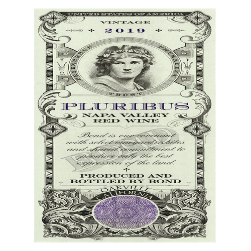 2019 Bond Pluribus 1500ML (100 Points - Jeb Dunnuck) label