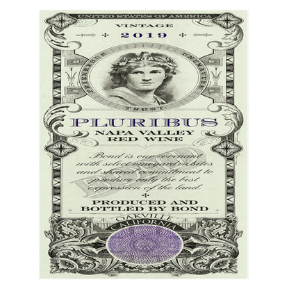 2019 Bond Pluribus 1500ML (100 Points - Jeb Dunnuck) label