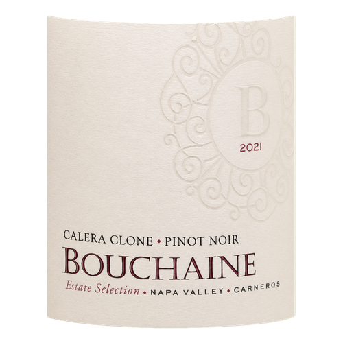 2021 Bouchaine Calera Clone, Estate Pinot Noir, Carneros 750ML (94 Points - Wine Enthusiast) label