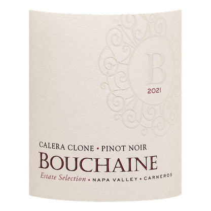 2021 Bouchaine Calera Clone, Estate Pinot Noir, Carneros 750ML (94 Points - Wine Enthusiast) label
